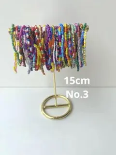 mix色15cm50本セットNo.3ビーズブレスレット