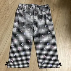 ANY ギンガムチェック柄 ロングパンツ 120cm