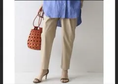 フェイクレザーパンツ カジュアルパンツ