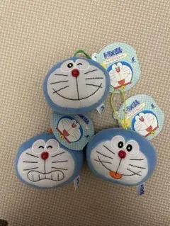 ドラえもん　ROUND1 限定　フェイスマスコット　3種