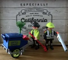 新品プレイモービル PLAYMOBIL シティサービスの人たち