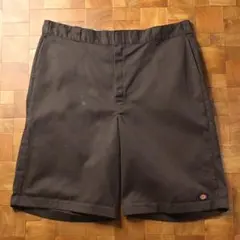 ディッキーズ　バギーショーツ　ハーフパンツ　ブラウン　W44　ビッグサイズ　XLのサムネイル