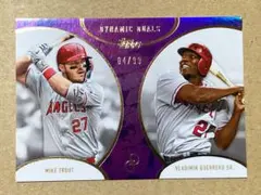 Topps マイク・トラウト選手&ゲレーロパパカード DYNAMIC DUALS