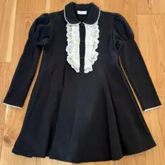 Shirley Temple ビンテージ ワンピース ブラック 130