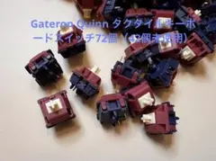 Gateron Quinn タクタイルキーボードスイッチ72個（42個未使用）