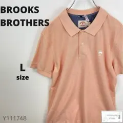 訳あり BROOKS BROTHERS ポロシャツ ワンポイント メンズ L