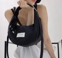 beautiful people ナイロンムーンショルダーバッグ 三日月☆新品