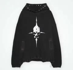 KING 専用BALENCIAGA SNBNロングスリーブフーデッド - メルカリ
