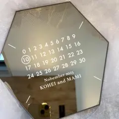 ちさ様専用　マルジェラ風ミラーステッカー 追加料金　A3　デザインC