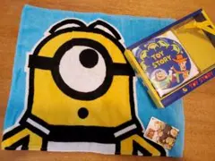 ミニオンズ　トイストーリー　タオル　2枚セット☆新品