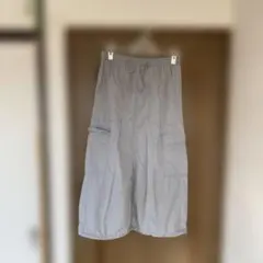 【GU】グレー カーゴスカート XLサイズ