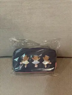 familar chacottoバレリーナベア 刺繍 デニムポーチ familar chacottoバレリーナベア 刺繍 デニムポーチ | Mercari