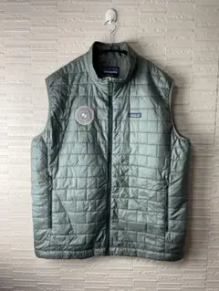 00s patagonia パタゴニア ナノパフベスト　中綿ベスト　企業ロゴ