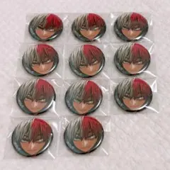 ヒロアカ 轟焦凍 ディスプレイ缶バッジ 11点 ①