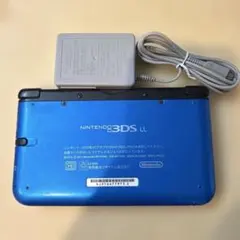 Nintendo 3DS LL 本体 青 充電器付き