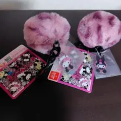 【2点セット】サンリオキャラクターズ ギャルらび　ファーチャーム