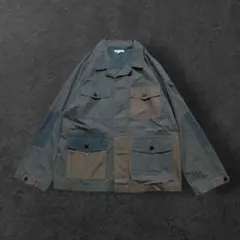 【BANKS JOURNAL】ミリタリージャケット M パッチワーク
