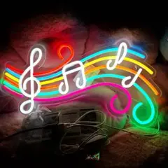 ★カラフル音符ネオンライト★