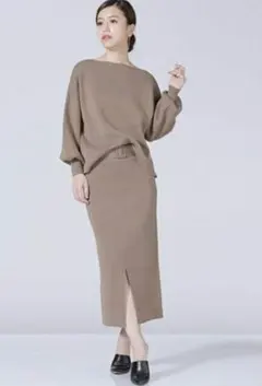 ナノ・ユニバース　セットアップワンピース