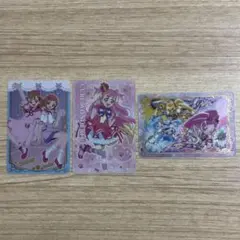 キミとアイドルプリキュア♪ キラキラカードグミ～バトンタッチ～　3枚セット④