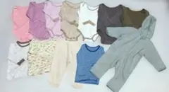 90サイズ ロンパース など12点セット