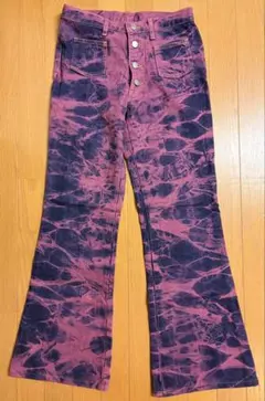 Wrangler ブーツカットデニム フレアパンツ タイダイのサムネイル