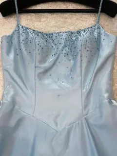 ♡新品未使用美品♡AIMER水色 ビーズ装飾グラデーションドレス