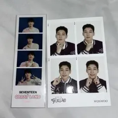 SEVENTEEN caratland ウォヌ 4カットカード トレカ シール