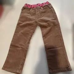 コーデュロイベージュパンツ　100センチ