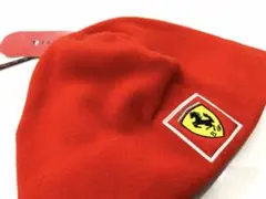 新品 未使用 希少 FILA フェラーリ Ferrari ロゴ ニット帽 レッドのサムネイル
