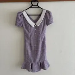 Tika パープルドレス Mサイズ