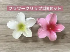 【新品、未使用】フラワーヘアクリップ　2個セット