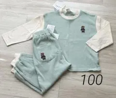 長袖トップスボトムスセット100cm