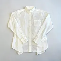 美品　サカイ　sacai　ボタンシャツ　トップス　変形デザイン　ベルト　白　1のサムネイル