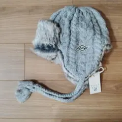 BILLABONGニットフライトキャップ　新品グレー