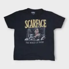 SCARFACE スカーフェイスt ムービー プリント ブラック 公式 L