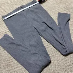 ck.fnlm リブ レギンス グレー