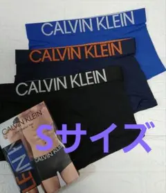 CALVIN KLEIN 　ボクサーパンツ　Sサイズ　 3枚セット黒、青、紺