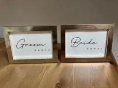 受付サイン　結婚式　ウェルカムスペース