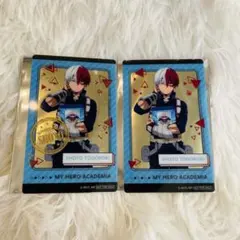 僕のヒーローアカデミア　ノベルティ　クリアイラストシート　轟焦凍　2種　ナムコ