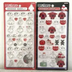【正規品】ボンボンドロップシール　ディズニー第一弾　ベイマックス2枚セット♡