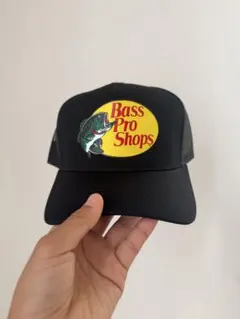 ラスベガス限定・新品】Bass Pro Shops ブラックメッシュキャップ