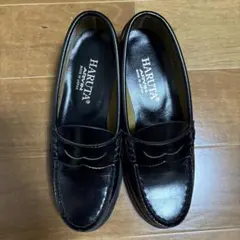 HARUTA 黒 ローファー　23cm