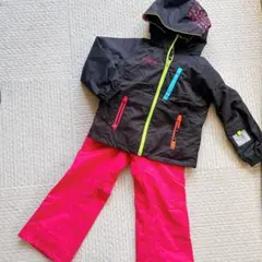 phenix 子ども用スキーウェア 120cm 黒ピンク