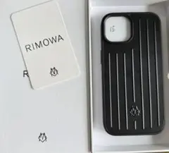 新品//未使用 RIMOWA ブラック iPhone14proMax 用ケース