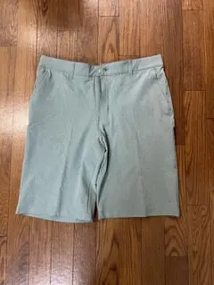 adidas ゴルフハーフパンツ グレーグリーン32