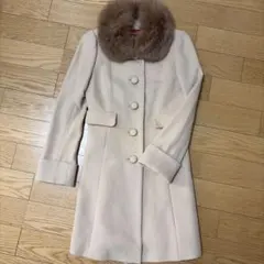 Apuweiser-riche ベージュ ロングコート 2