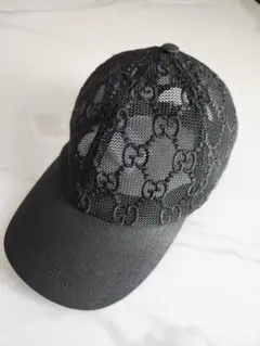 GUCCI GGロゴ メッシュ ベースボールキャップ ブラック XL59cmのサムネイル