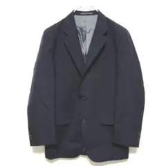 ジェイプレス　テーラードジャケット　ネイビー　段返り3つボタン　背抜き　古着
