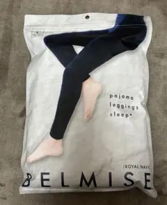ベルミス BELMISE 着圧 パジャマレギンス M-L ロイヤルネイビー